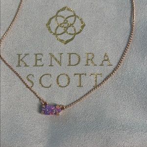 Kendra scott lavender kycera opal necklace